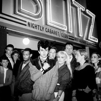 Outside the Blitz club in 1979. Photo by Sheila Rock